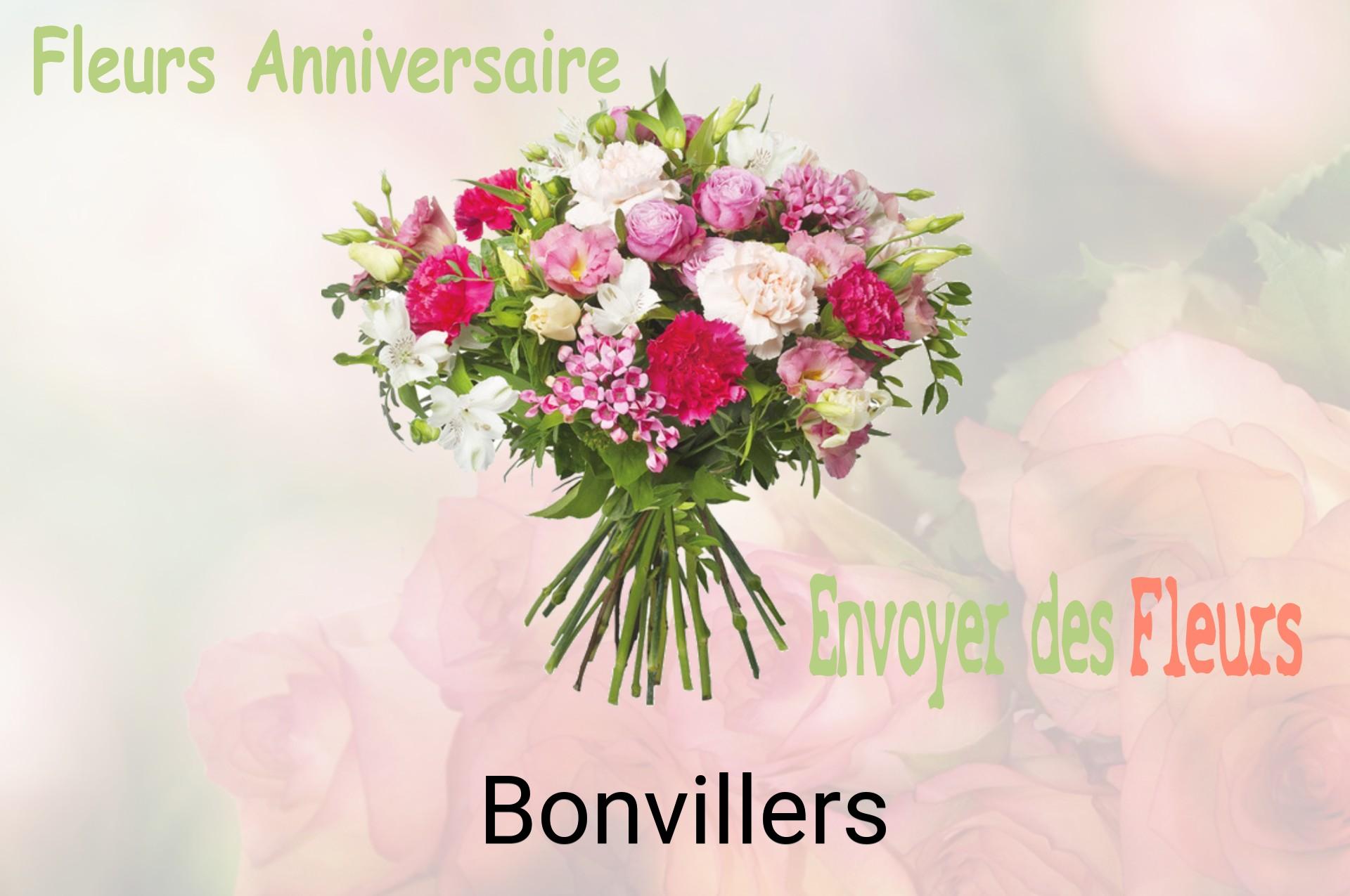 Bouquet de fleurs d’anniversaire livré à Bonvillers