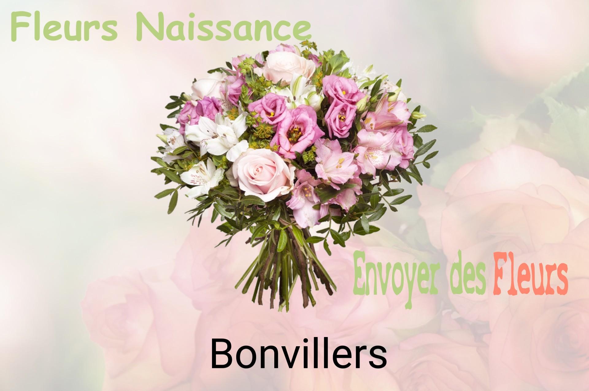 Bouquet de fleurs de naissance livré à Bonvillers
